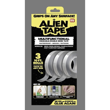 Aline Tape Alien Tape 10 in. L X 1.18 in. W Double-Sided Tape 7087